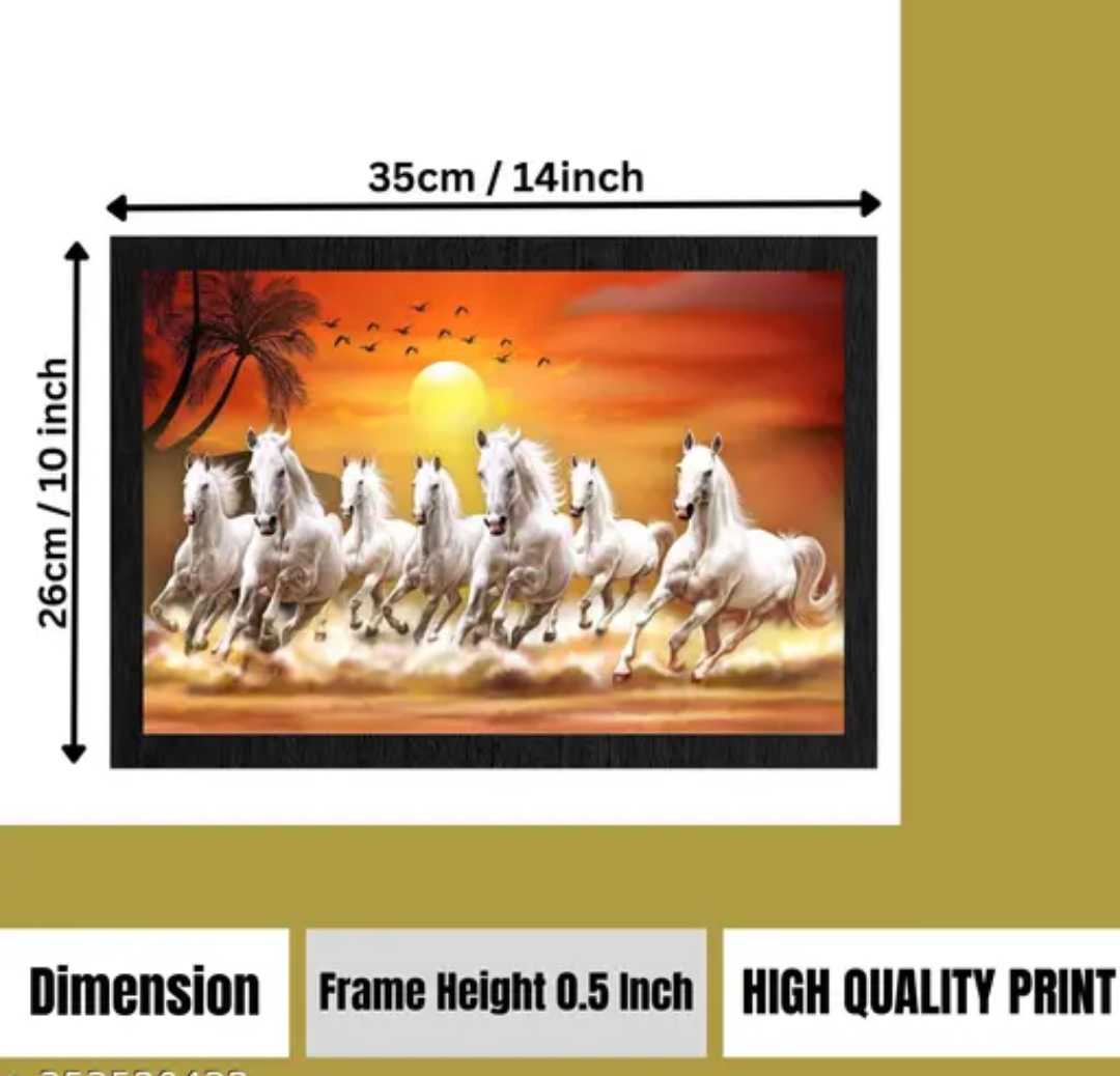 Lucky Seven Running Horses 