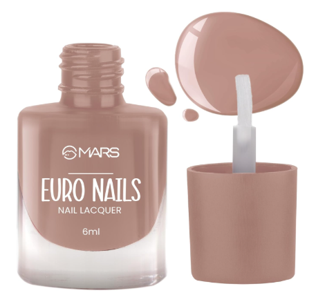 MARS EURO Nail Lacquer | Glossy Gel Finish | Rich Pigmentation | Chip Free | Quick Drying Formula | Long Lasting Nail Polish for Women | (6.0 ml) (Shade-07)